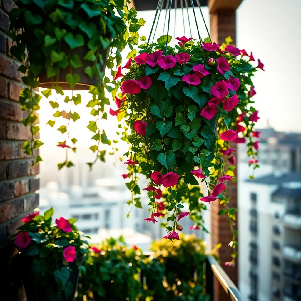 Utilize Hanging Basket Systems