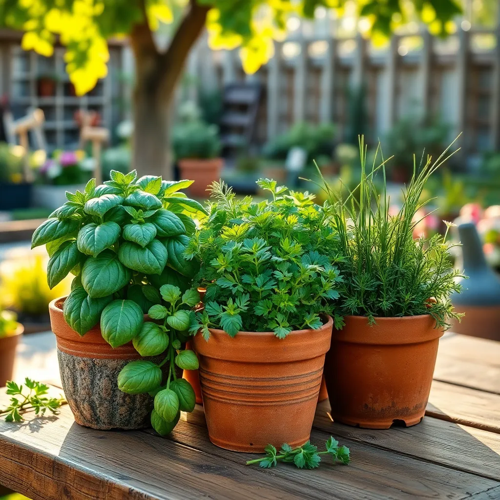 Top Herbs for Container Gardening