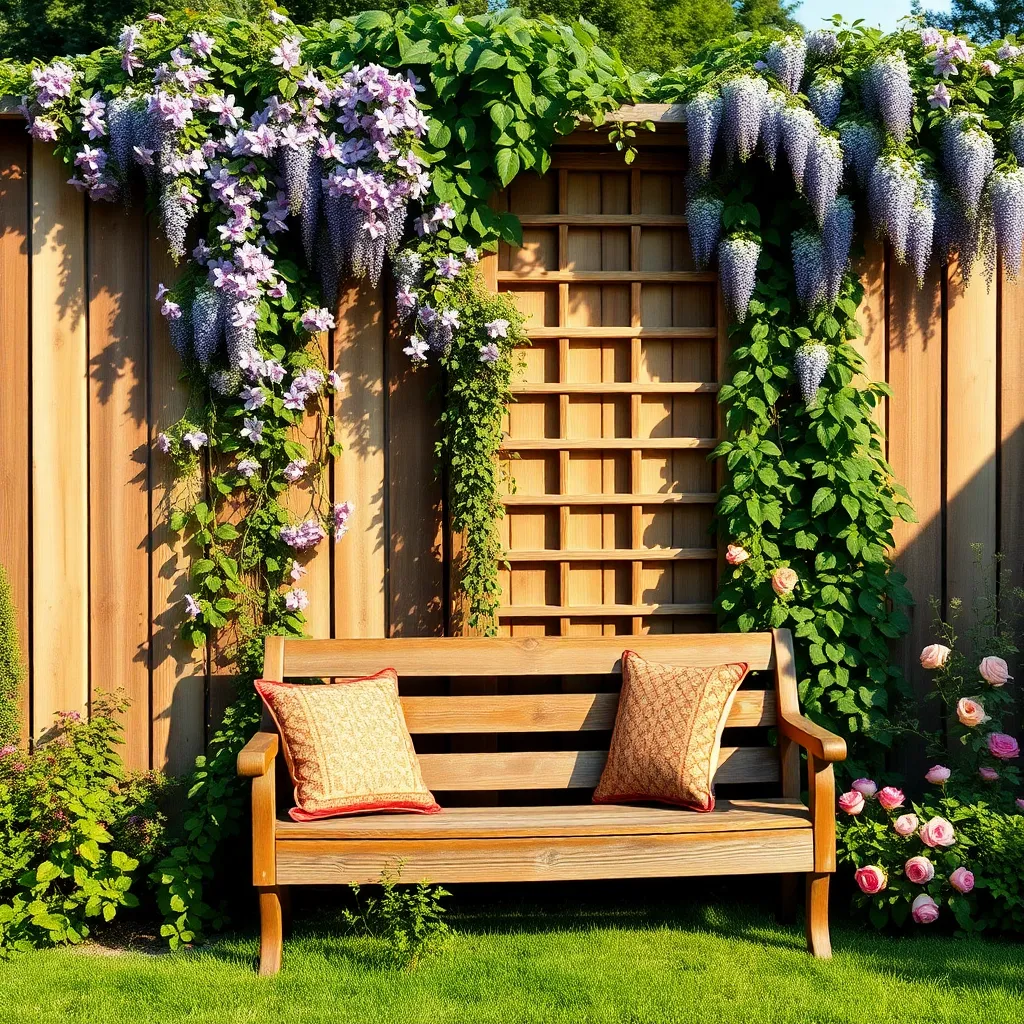Incorporate Climbing Plants Strategically
