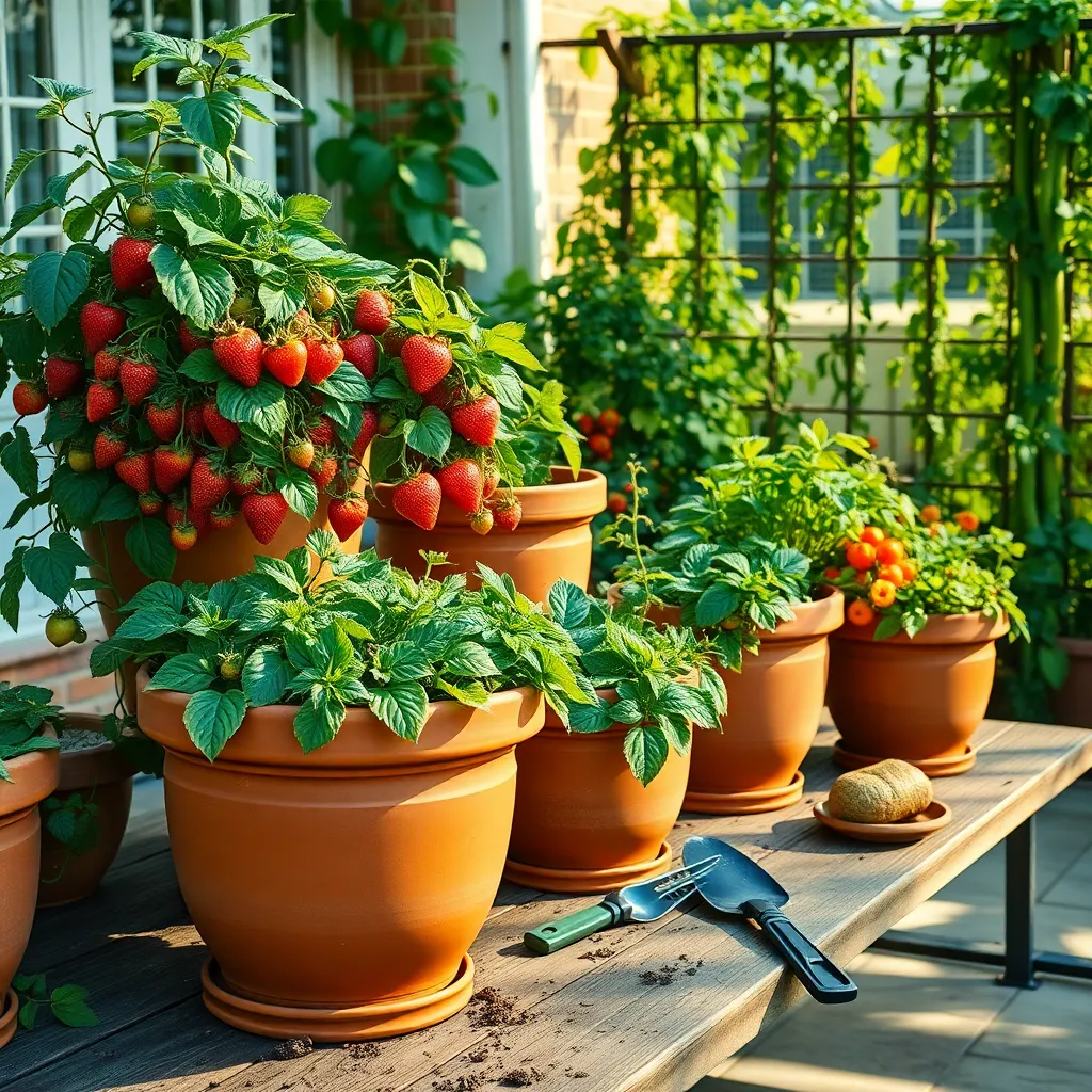 Choose Large, Deep Containers