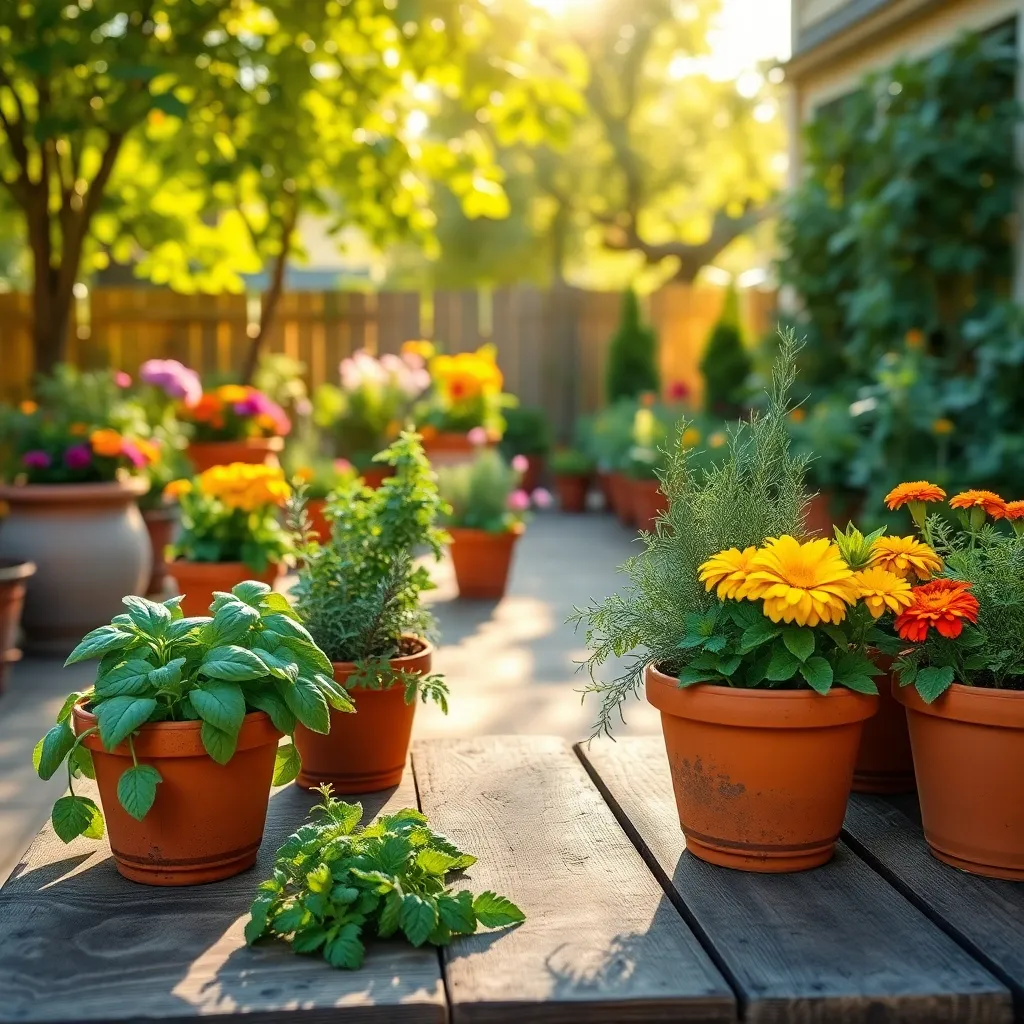 Simple Container Gardening Ideas