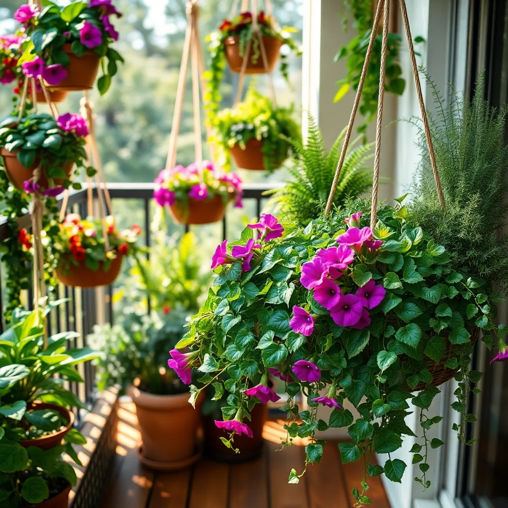 Utilize Hanging Baskets Creatively