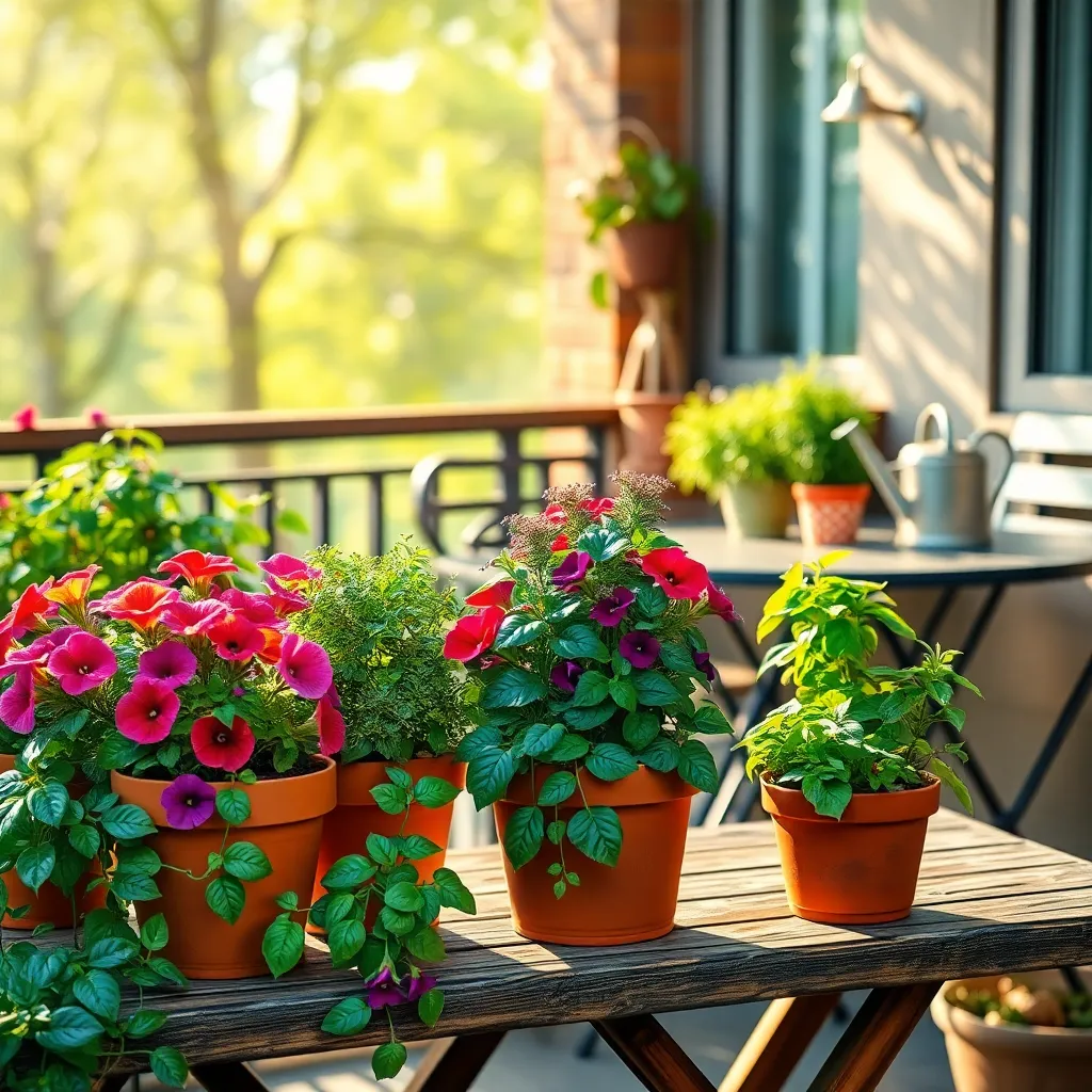 Choose Compact Container Plants