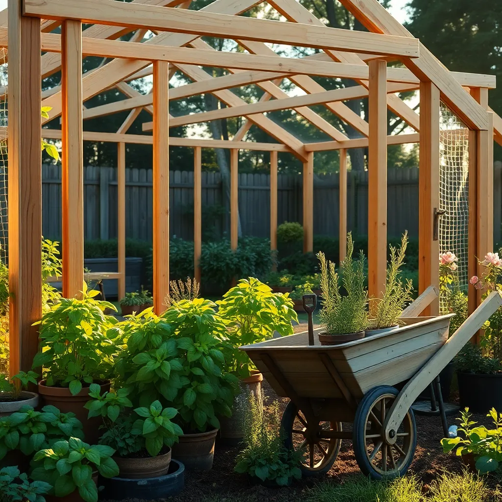 Construct the Greenhouse Frame