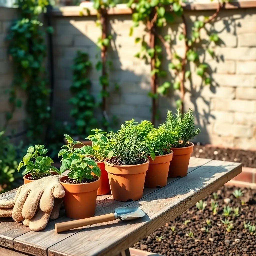 Simple Herbs for Home Gardens