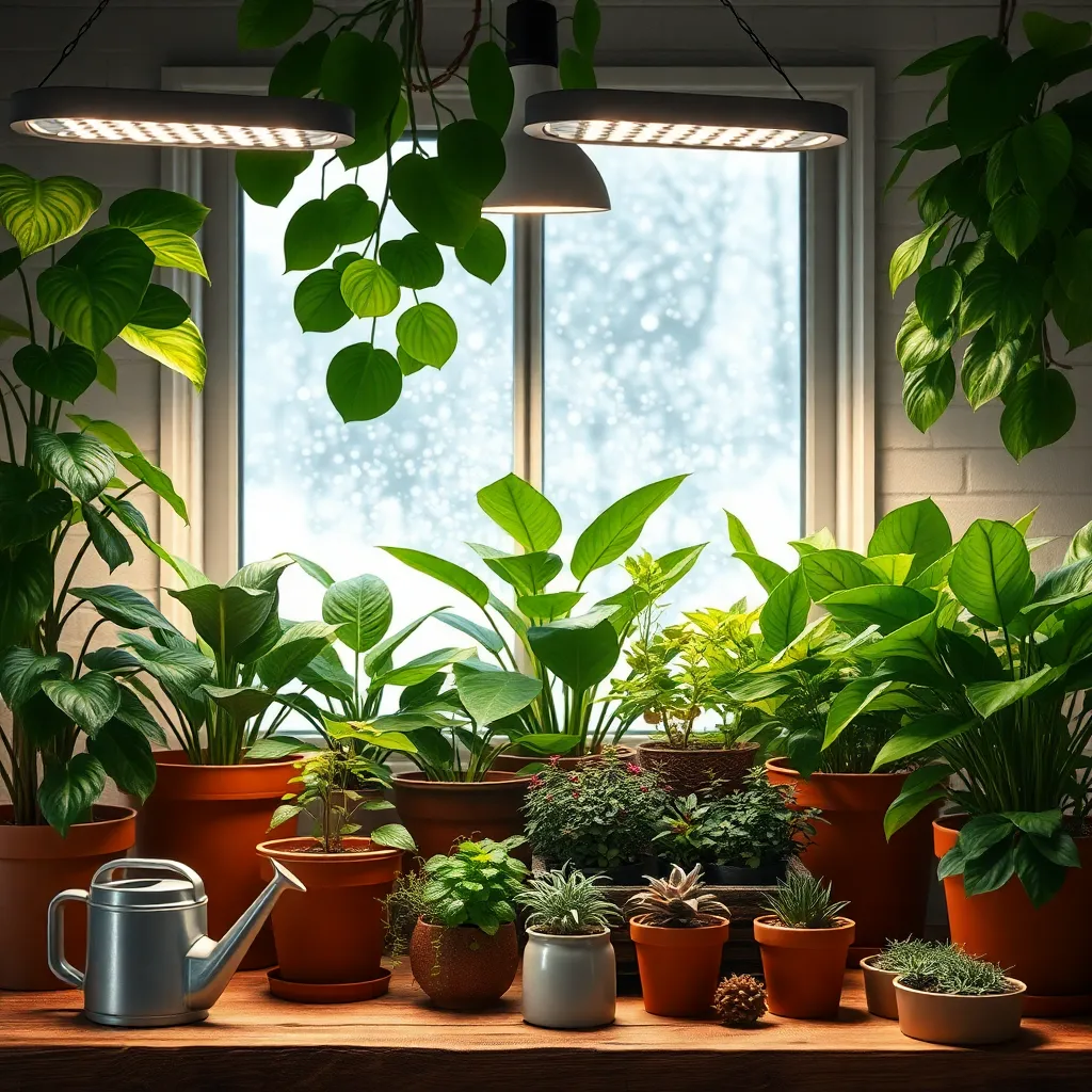 LED Grow Lights (Winter Plant Care and Growth)