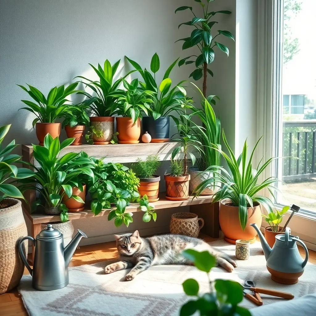 Creating a Harmonious Pet-Plant Space