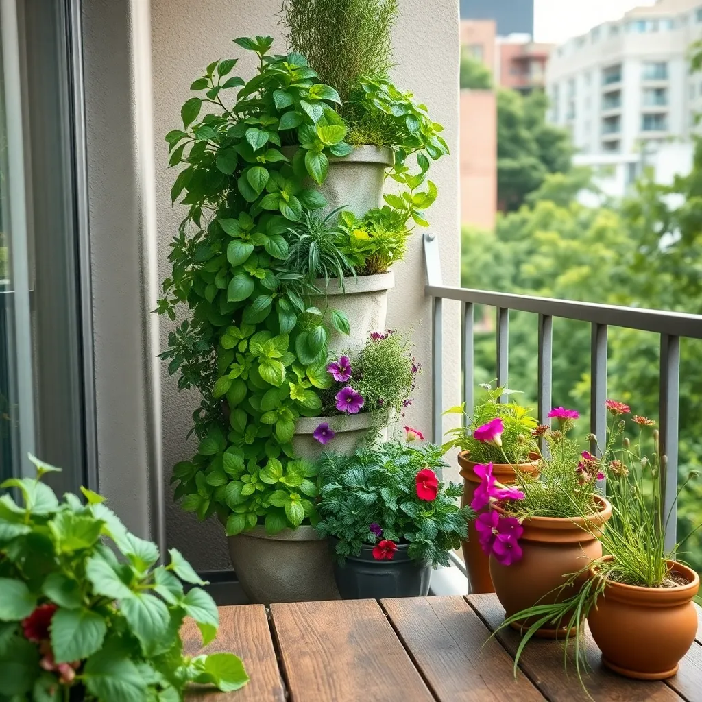 Herb Spiral Gardens (Space-Saving Culinary Delight)