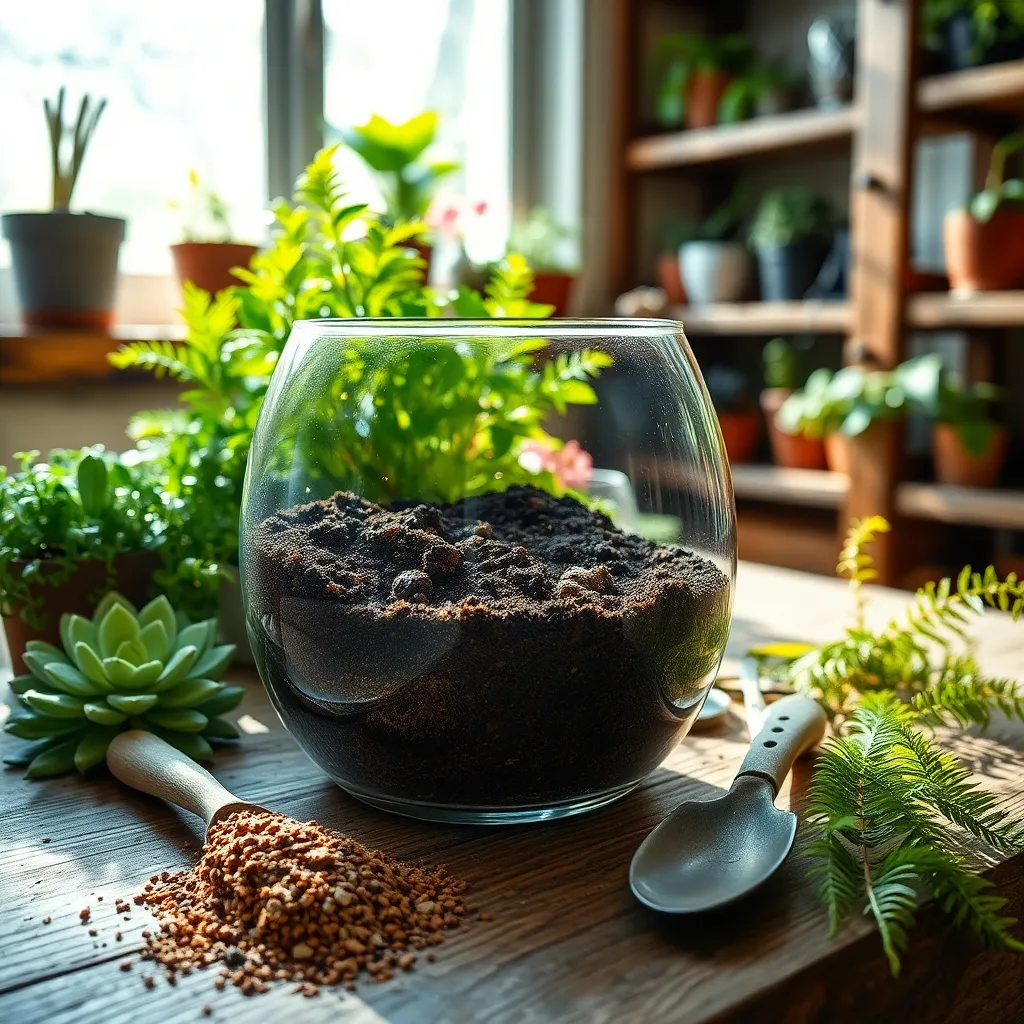 Introduce Potting Soil Mix