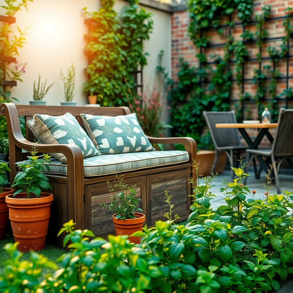 Utilize Multi-Purpose Garden Furniture