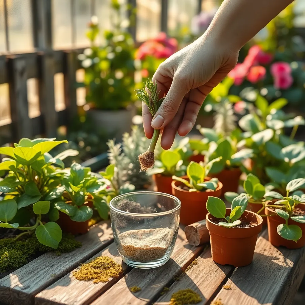Dip in Rooting Hormone