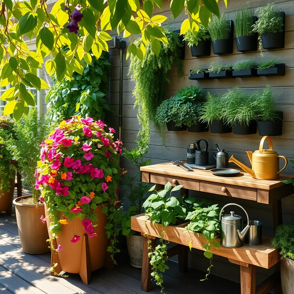 Maximize Space with Vertical Planters