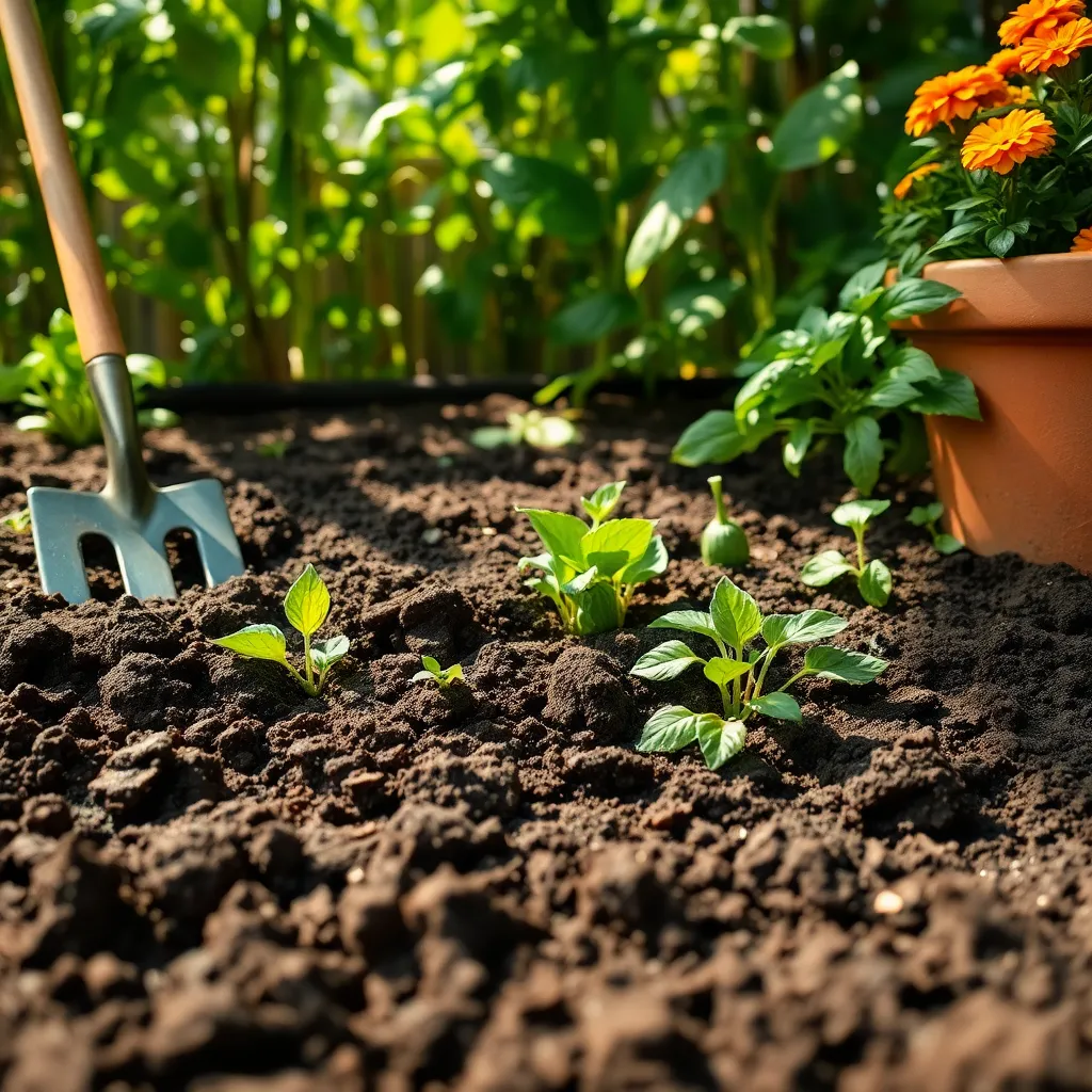 Prepare Garden Bed Soil