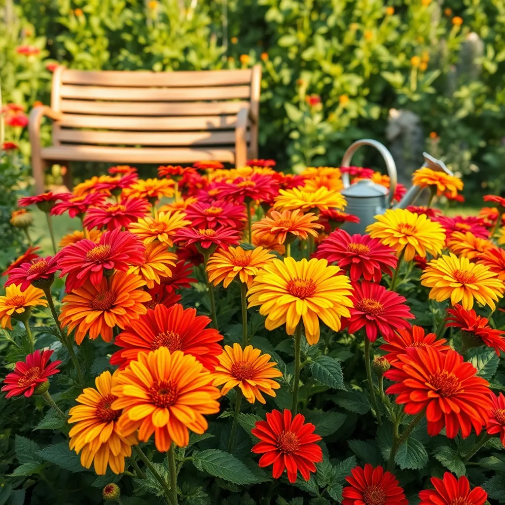 Heat-Tolerant Zinnias (Vibrant Long-Lasting Flowers)