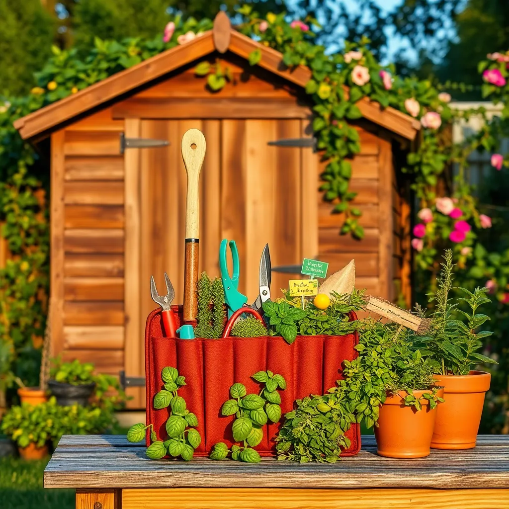 Garden Tool Organizer (Portable and Space-Saving)