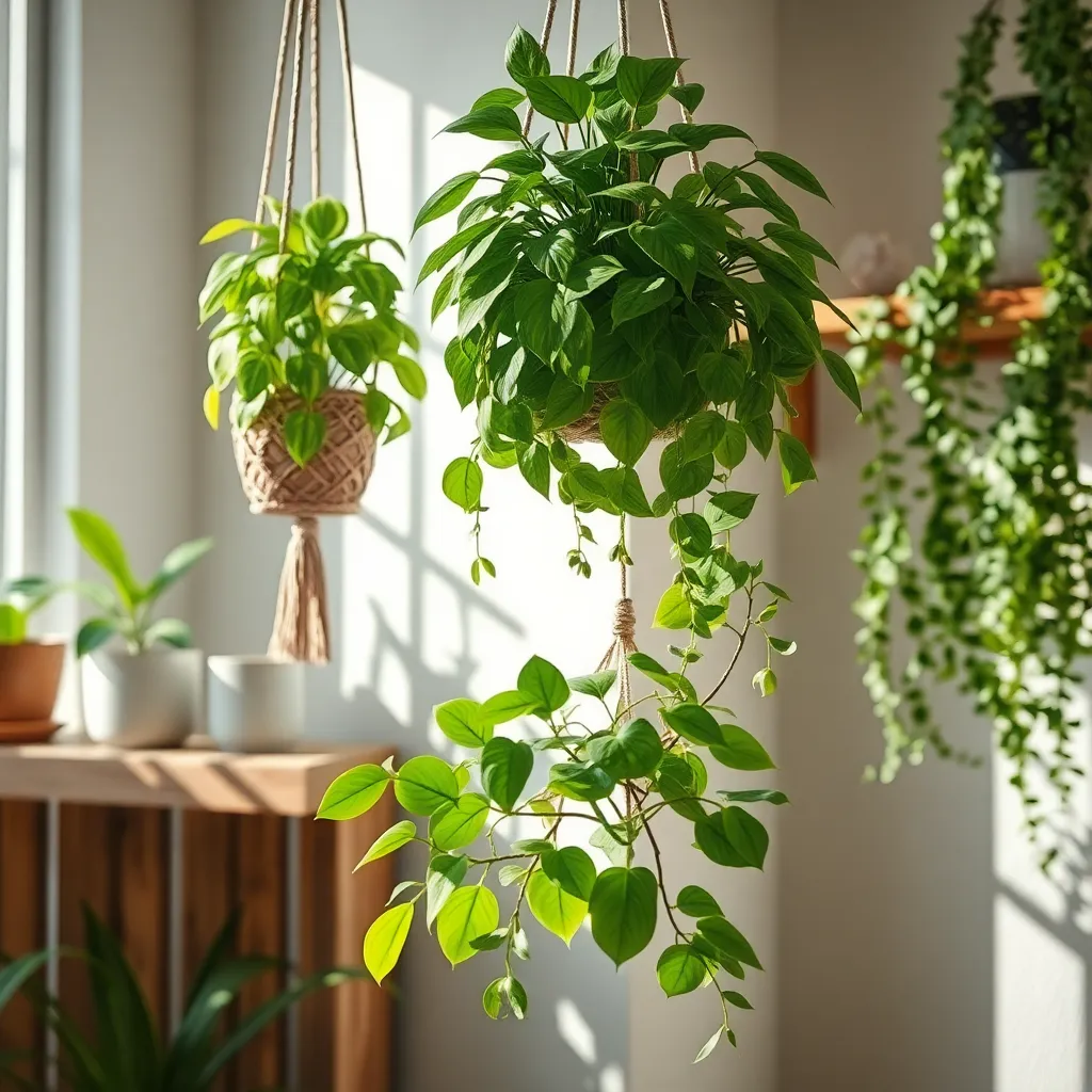 Hang Plants with Macramé Hangers