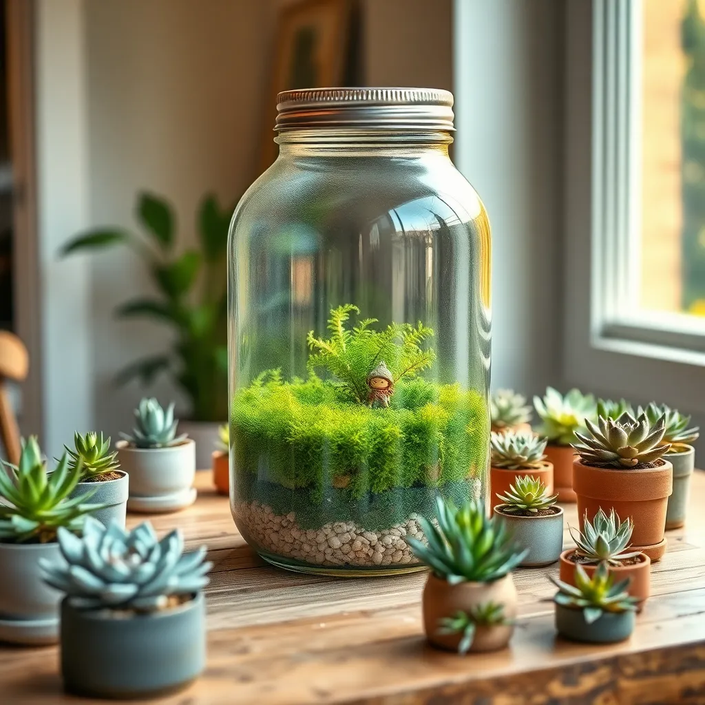 Design a DIY Terrarium Table