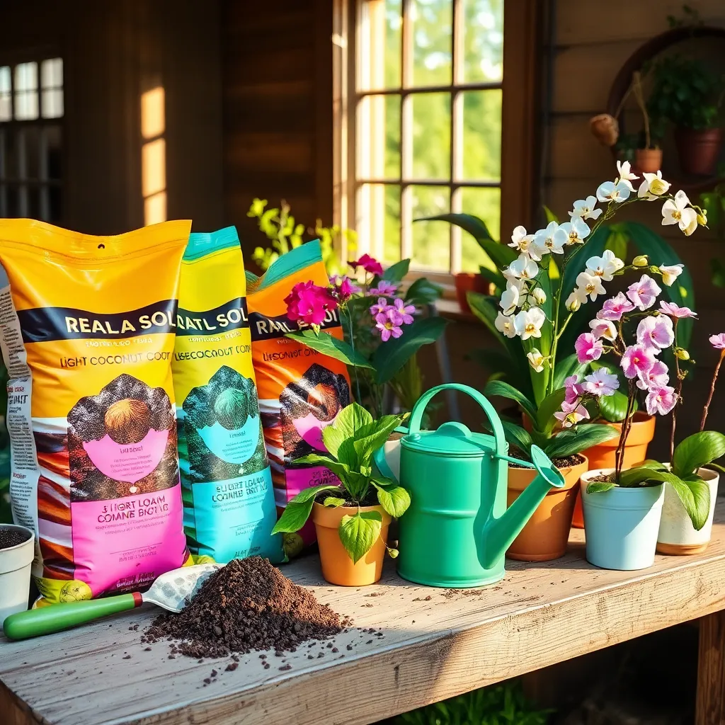 Soil Mix for Blooming Success
