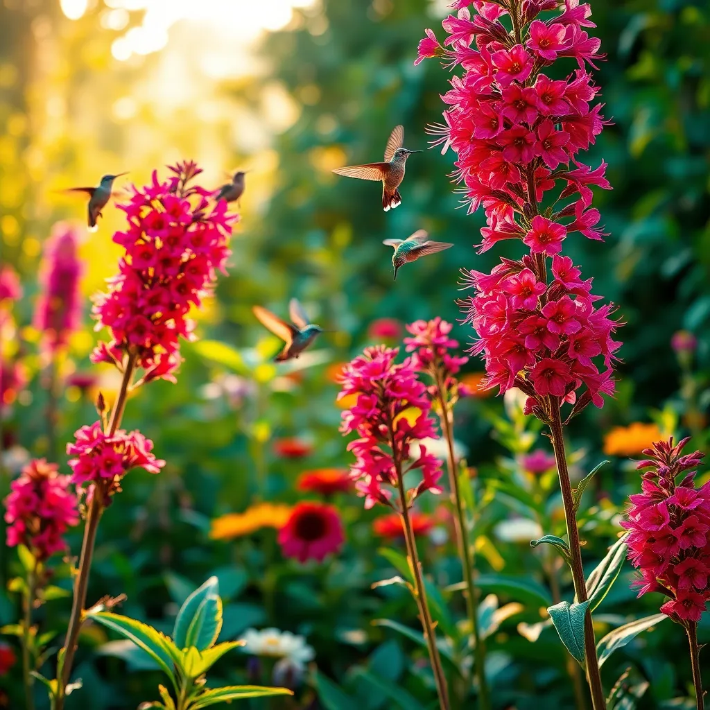 Bee Balm (Vibrant Blooms for Hummingbirds)