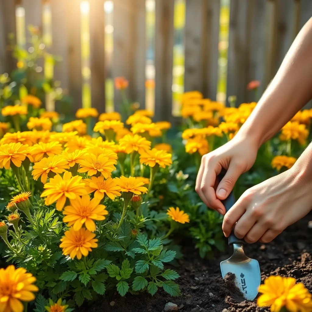 Sun-Loving Marigolds (Pest-Repelling Blooms)