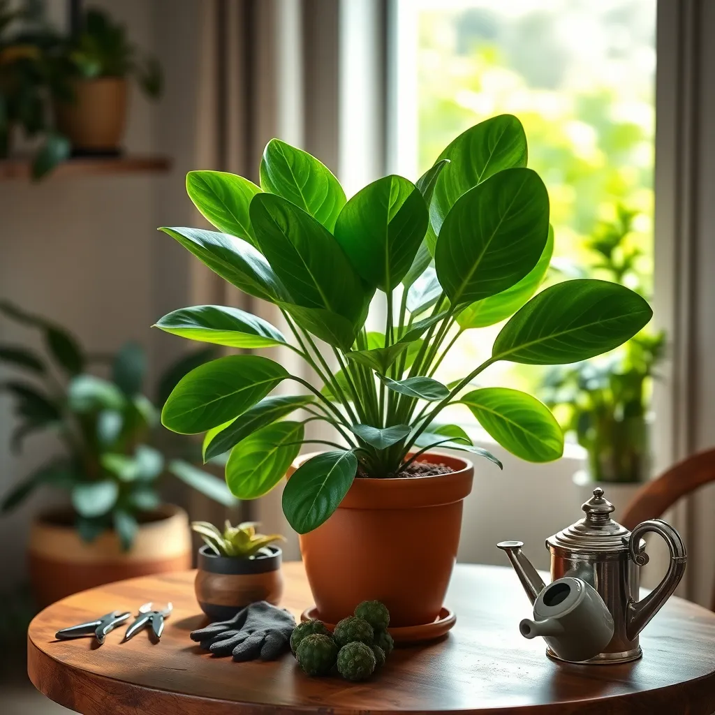 Rubber Plant (Ficus elastica)