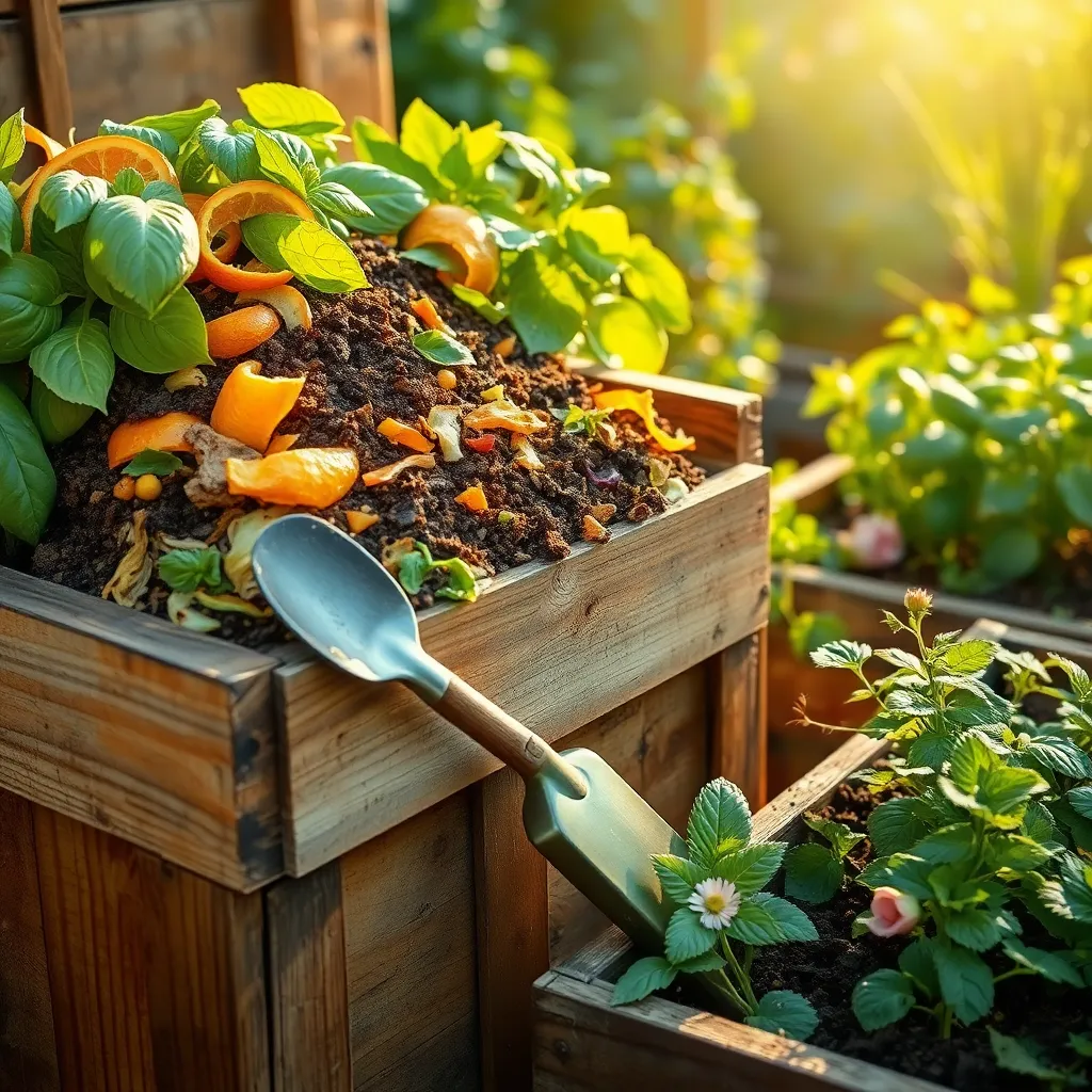 Create Compost from Kitchen Scraps