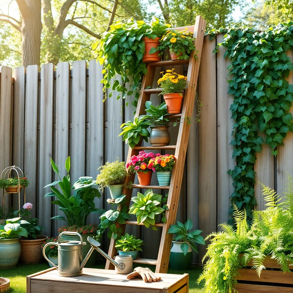 Build a Wooden Plant Ladder