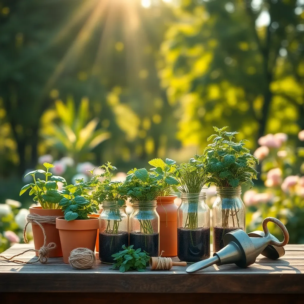 Create DIY Self-Watering Pots