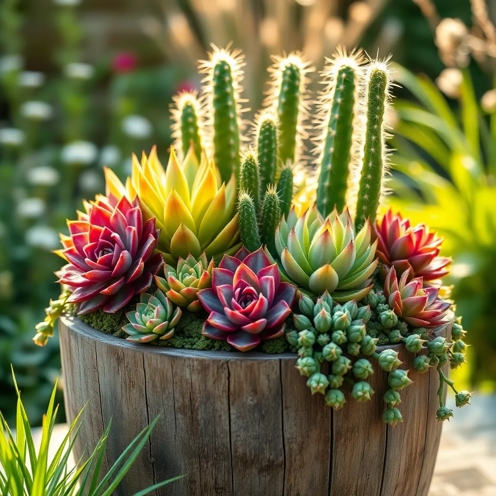 Succulents and Cacti (Low-Maintenance and Stylish)