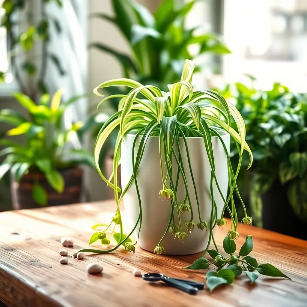 Spider Plant (Chlorophytum comosum)