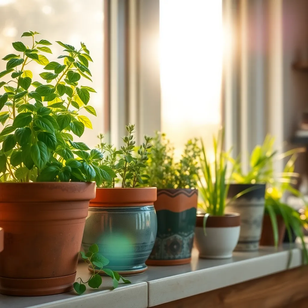 Choose South-Facing Windowsills