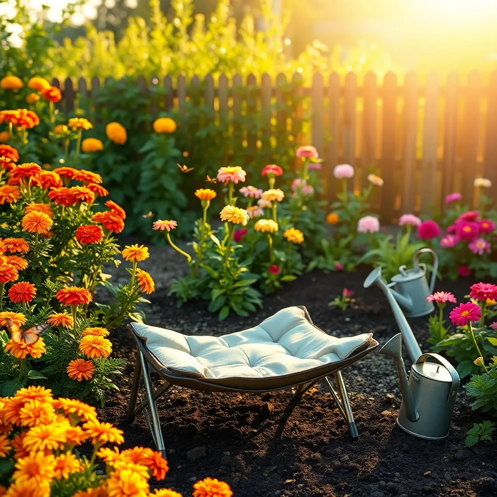 Garden Kneeler and Seat (Comfortable and Foldable Design)