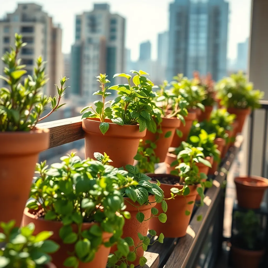 Compact Herb Planters (Space-Saving Culinary Delight)