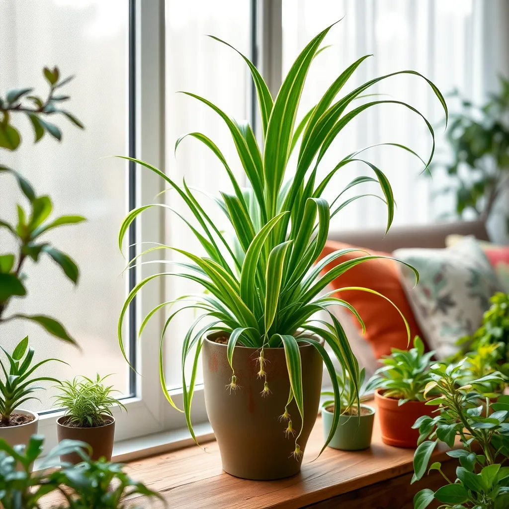 Spider Plant (Chlorophytum comosum)