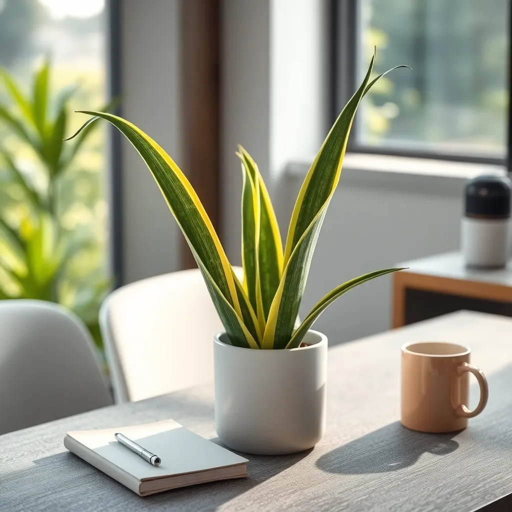 Snake Plant (Air-Purifying Powerhouse)