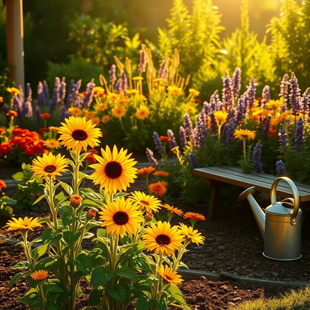 Plant in Sunlit Areas