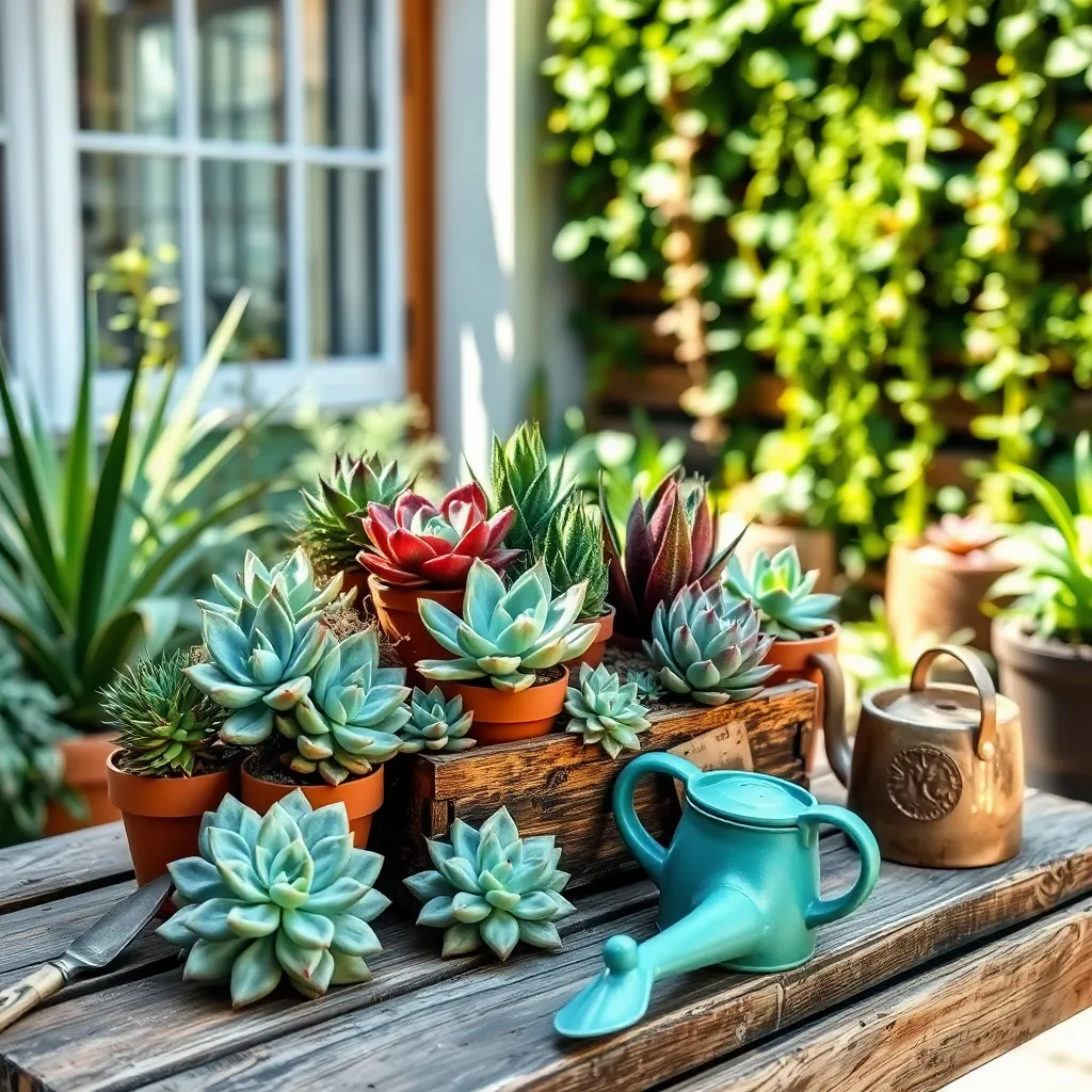 Designing a Mini Succulent Garden