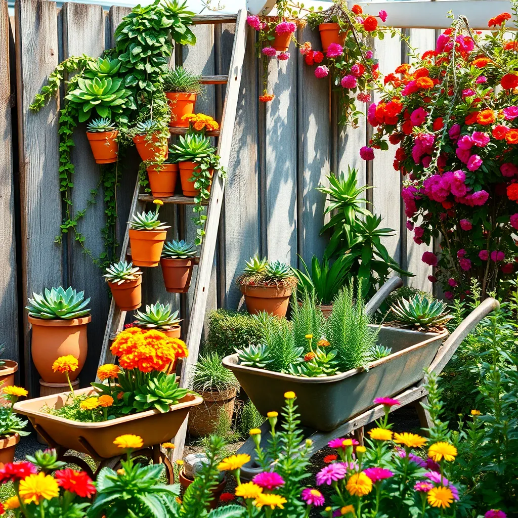 Year-Round Beauty: Upcycled Garden Decor