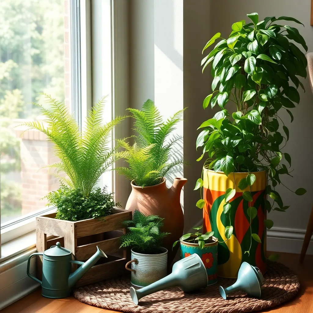 Repurpose Containers as Planters