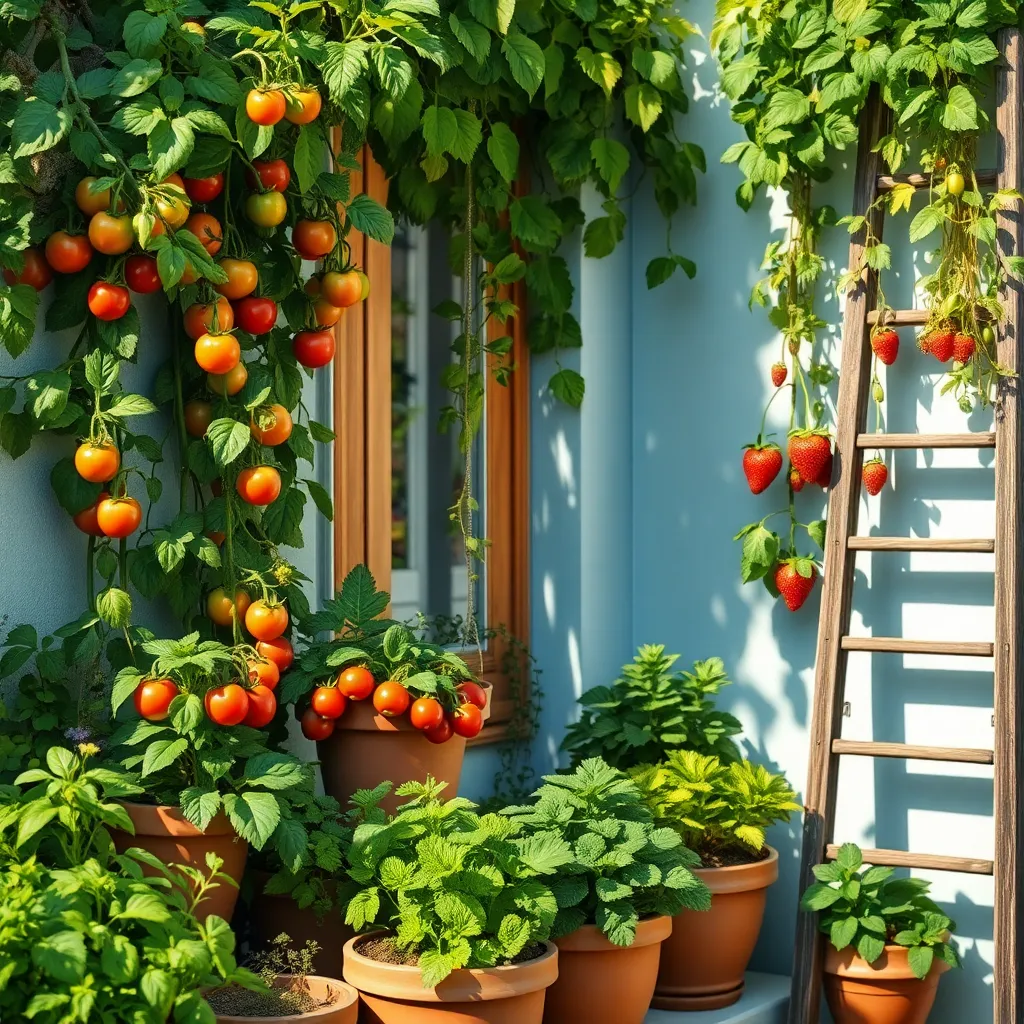 Implement Vertical Gardening Techniques