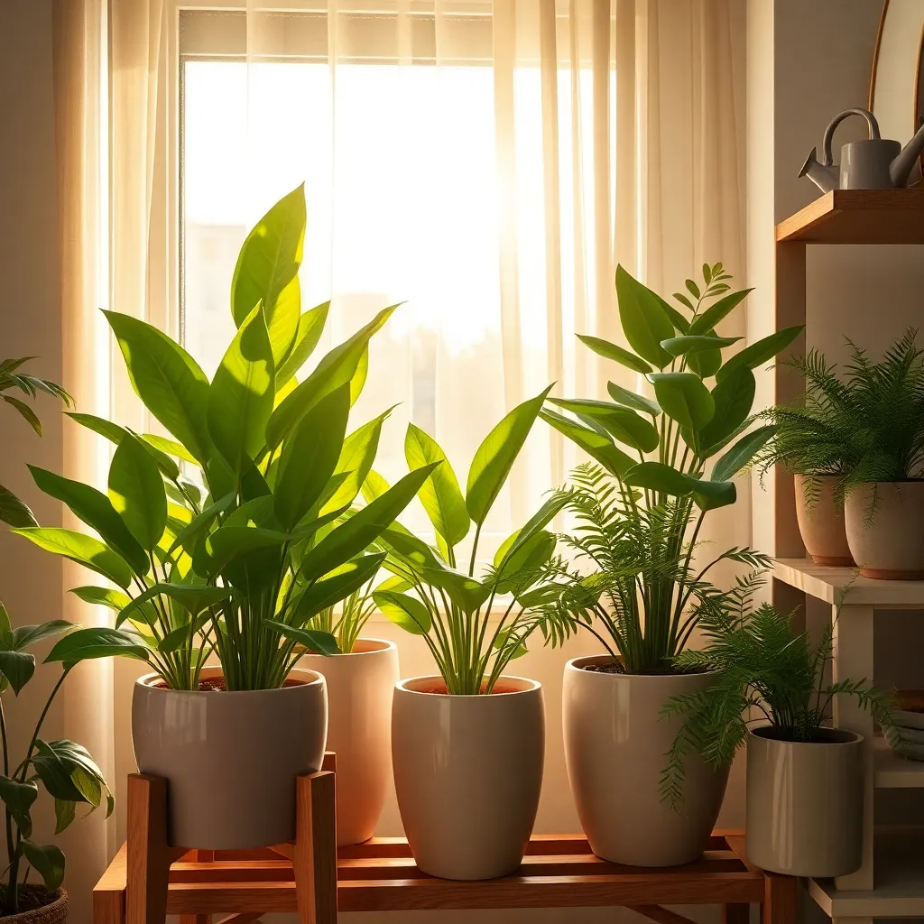 Position Plants Near Sunlight
