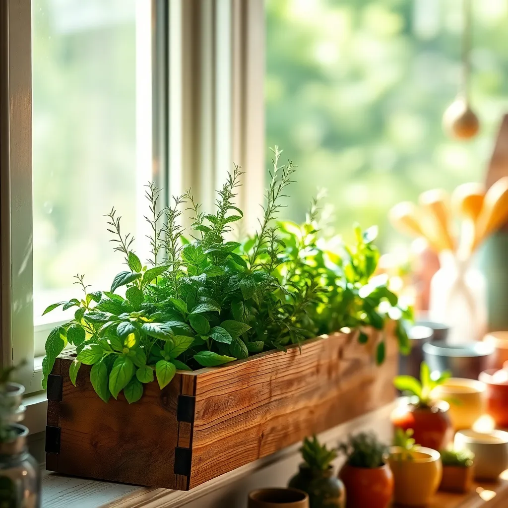 Install Windowsill Herb Planters