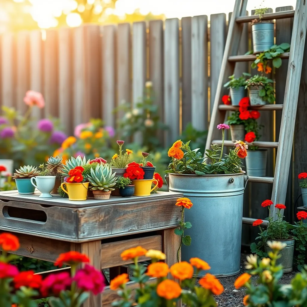Repurpose Household Items as Planters