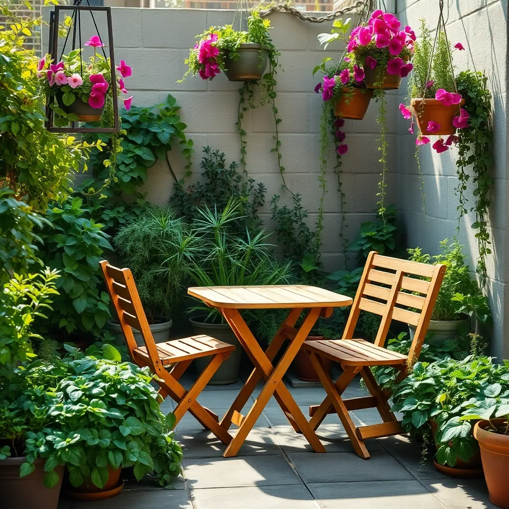 Incorporate Foldable Furniture Pieces